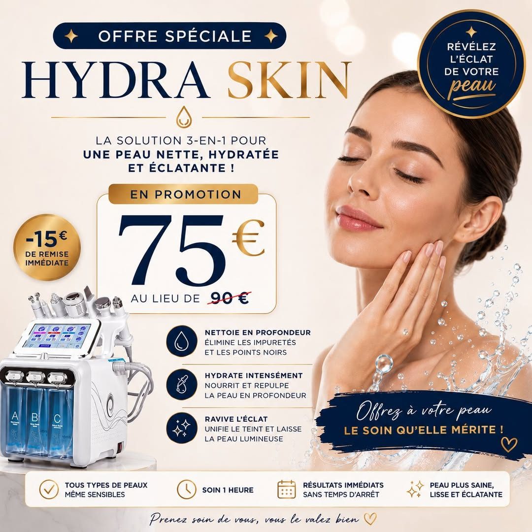 Affiche de l'offre Hydra Skin à 75 euros